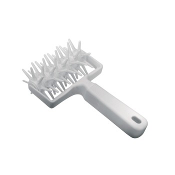 Ibili Rouleau de pâtisserie à empreintes Pinces Blanc Ibili Rouleau de pâtisserie à empreintes Pinces Blanc