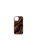 Ideal of Sweden Coque arrière Dark Amber Marble iPhone 15