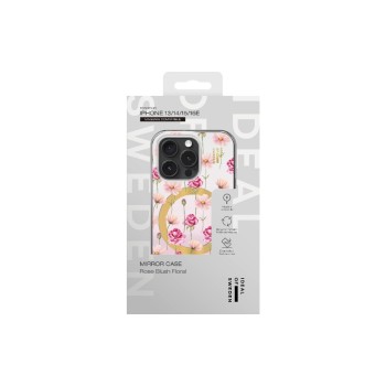 IDOS Mirror Case, Magsafe, Iphone 16e/15/14/13, Rose Blush Floral IDOS Mirror Case, Magsafe, Iphone 16e/15/14/13, Rose Blush Floral
