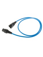 IECLock Netzcâble 1.0m bleu, IECLock C13 - C14, 3x1.0mm2, H05VV-F