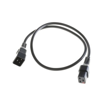IECLock Netzcâble 1.0m noir, IECLock C19 - C20, 3x1.5mm2, H05VV-F IECLock Netzcâble 1.0m noir, IECLock C19 - C20, 3x1.5mm2, H05VV-F