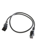 IECLock Netzcâble 2.0m noir, IECLock C19 - C20, 3x1.5mm2, H05VV-F