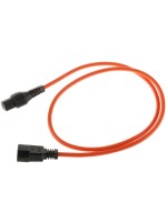 IECLock Netzcâble 3.0m orange, IECLock C13 - C14, 3x1.0mm2, H05VV-F