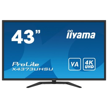 iiyama X4373UHSU-B1 43 VA, 3840x2160, HDMI, 1xDisplayPort, Speakers iiyama X4373UHSU-B1 43 VA, 3840x2160, HDMI, 1xDisplayPort, Speakers