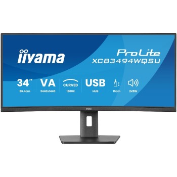 IIYAMA 34 XCB3494WQSU-B1, VA 3440x1440, 120Hz IIYAMA 34 XCB3494WQSU-B1, VA 3440x1440, 120Hz