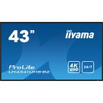 Iiyama LH4341UHS-B2, 43, IPS, UHD, 500cd