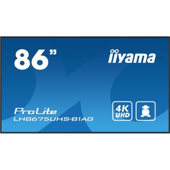 Iiyama LH8675UHS-B1AG, 86, IPS, UHD, 500cd, SDM Slot, Android Iiyama LH8675UHS-B1AG, 86, IPS, UHD, 500cd, SDM Slot, Android