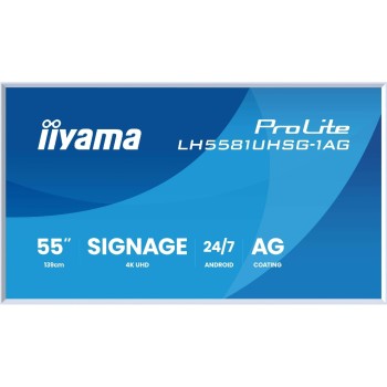 Iiyama LH6581UHSG-1AG, 65, VA, White Frame, UHD, 500cd, Android Iiyama LH6581UHSG-1AG, 65, VA, White Frame, UHD, 500cd, Android