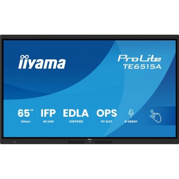 Iiyama TE6515A-B1AG, 65, Touch, IPS, UHD, 500cd, EDLA, Android Iiyama TE6515A-B1AG, 65, Touch, IPS, UHD, 500cd, EDLA, Android