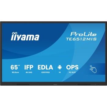 Iiyama TE6512MIS-B4AG, 65, Touch, VA, UHD, 400cd, Android Iiyama TE6512MIS-B4AG, 65, Touch, VA, UHD, 400cd, Android