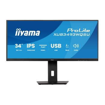 IIYAMA XUB3493WQSU-B6 34, IPS 3440x1440 120Hz, DP, HDMI, HV IIYAMA XUB3493WQSU-B6 34, IPS 3440x1440 120Hz, DP, HDMI, HV