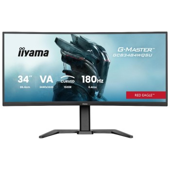 IIYAMA 34 GCB3484WQSU-B1, VA-panel Curved 3440x1440 180Hz IIYAMA 34 GCB3484WQSU-B1, VA-panel Curved 3440x1440 180Hz