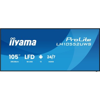 Iiyama LH10552UWS-B1AG, 105, IPS, 5K, 500cd, OPS Slot, Android