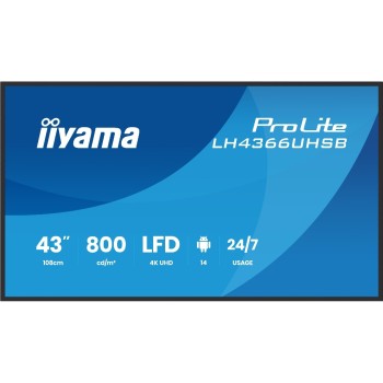 iiyama Ecran Public ProLite LH4366UHSB-B1AG 43 iiyama Ecran Public ProLite LH4366UHSB-B1AG 43