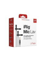 IK Multimedia iRig Mic Lav 2 Pack, 2 x Lavalier-Mikrofon for iOS & Android