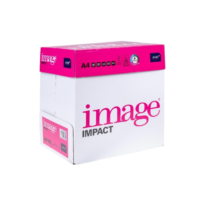 Kopierpapier Image Impact hochweiss A4, Box à 5x500 Blatt, holzfrei ECF, 90gm2