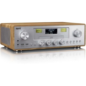 Imperial Radio DAB+ DABMAN 280CDWDSI Argenté/Brun