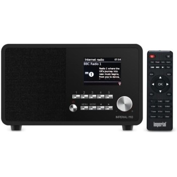 Imperial i110 (V2), Internet-Radio, black , BT, TFT Display, USB, 3.5mm