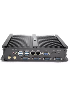 Mini Ordinateur industriel - 2 interfaces LAN, Wifi , 4 ports séries, Autostart