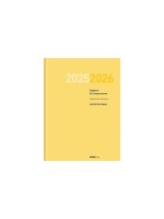 ingold-biwa Agenda journalier Édition couverture rigide 2025/2026, Jaune