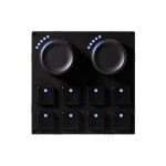 Intech Grid 3 TEK2, 2x Jog Wheel, 8x Druckkknopf