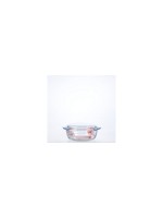 International Cookware Plat à gratin Cocotte 1 l, Rond, Transparent