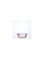 International Cookware Plat à gratin Cocotte 1.6 l, Rond, Transparent