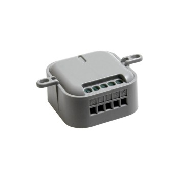 Intertechno Funk-Einbau-Impulsschalter grey, 1000W, Standby <0.5 Watt