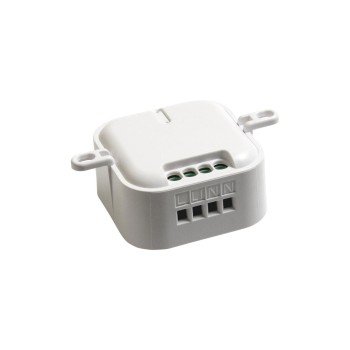 Steffen Funk-Einbauschalter white, 2000W Schaltleistung, Standby <0.5 Watt