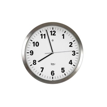 iROX Funkuhr Luna 5-2, Funk Wanduhr,, DCF77, ohne Klickgeräusche