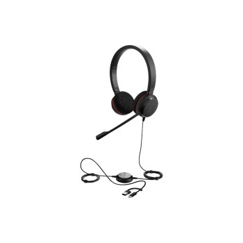 Jabra Evolve 20 Stereo MS USB C/A, USB C/A, Stereo MS