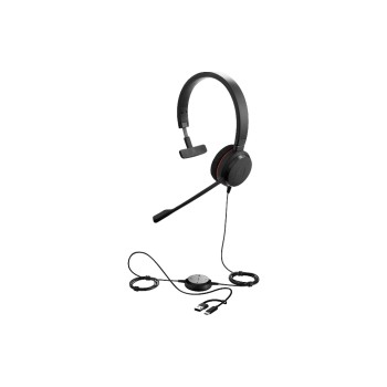 Jabra Evolve 20 Mono MS USB C/A, USB C/A, Mono MS