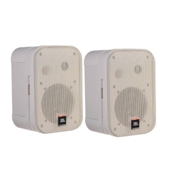 JBL Control One, Kompakt-Lautsprecher, paar, blanc, 100W, 80Hz-20kHz, 8Ohm, 89dB