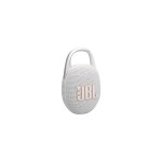 JBL CLIP 5, Bluetooth Speaker, white, Bluetooth, IP67, Auracast, 12h accu