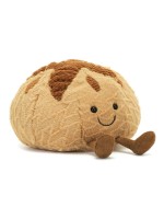 Jellycat Animal en peluche Levain amusant brun, 16 cm
