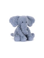 Jellycat Animal en peluche Bébé éléphant Fuddlewuddle bleu, 23 cm