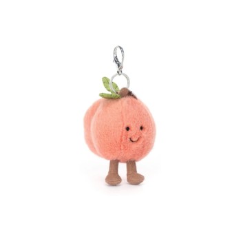 Jellycat Peluches porte-clés Amuseables Peach Bag Charm
