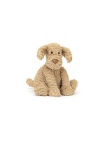 Jellycat Peluche Fuddlewuddle « Chiot », taille moyenne couleur biscuit