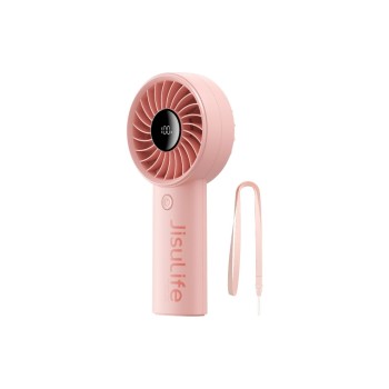 Jisulife Handheld Fan 4 Ventilator Pink, 3600mAh Jisulife Handheld Fan 4 Ventilator Pink, 3600mAh