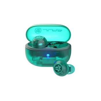 Jlab Écouteurs True Wireless In-Ear Go Pop ANC Transparent/Turquoise Jlab Écouteurs True Wireless In-Ear Go Pop ANC Transparent/Turquoise