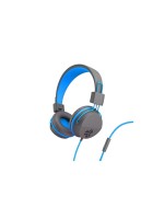 Jlab JBuddies Studio Kids, supra-auriculaire, pliable, bleu graphite