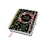 Jolie Tagesplaner undatiert Flower Love, 16,8 x 21,5 cm (A5)