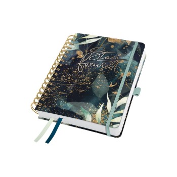 Jolie Wochenage. Inspire, Glamorous Leaves, Spiralb., 1W/2S, 240 pages, 16.8x21.5cm Jolie Wochenage. Inspire, Glamorous Leaves, Spiralb., 1W/2S, 240 pages, 16.8x21.5cm