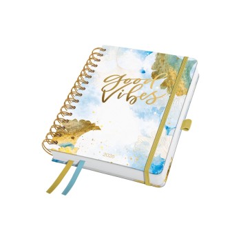 Jolie Wochenagenda Inspire, Good Vibes, A5, Spiralb., 1W/2S, 240 pages, 16.8x21.5cm Jolie Wochenagenda Inspire, Good Vibes, A5, Spiralb., 1W/2S, 240 pages, 16.8x21.5cm