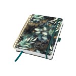 Jolie Tagesplan. undat. Glamorous Leaves A5, Spiralbindung, 240 pages, 16,8 x 21,5cm