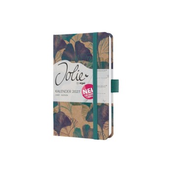 Jolie Wochenagenda Pure, Moonl. Gingko A6, 1W/2S, 174 Seiten, 9,5x15cm, d/e/fr/nl Jolie Wochenagenda Pure, Moonl. Gingko A6, 1W/2S, 174 Seiten, 9,5x15cm, d/e/fr/nl