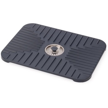 Joseph Joseph SinkShield Abtropfmatte, Extend Steel, 35.3x31x16.7 cm