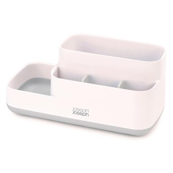 Joseph Joseph  EasyStore Badezimmer, Caddy white grey, 5x12x12cm