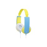 JVC Casques extra-auriculaires HA-KD5-Y Jaune; Bleu clair; Multicolore