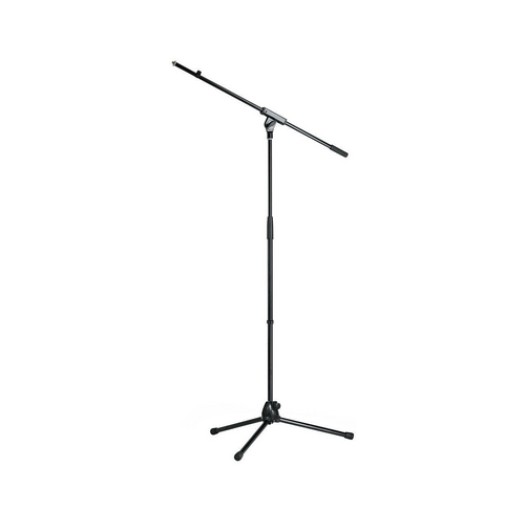 K&M 21070, Mikrofon-Stativ, Galgen, Budget, Höhe: 900 bis 1600mm , Schwenkarm 805mm
